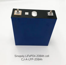 Load image into Gallery viewer, 208ah 3.2v LiFePO4 cell
