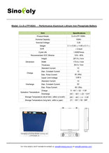 Load image into Gallery viewer, 100ah 3.2v LiFePO4 performance cell